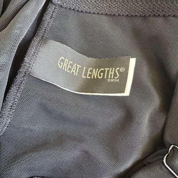 Longitude Great Lengths Womens 16 One Piece Swim Romper Dress Bathing Suit NEW - Picture 9 of 10